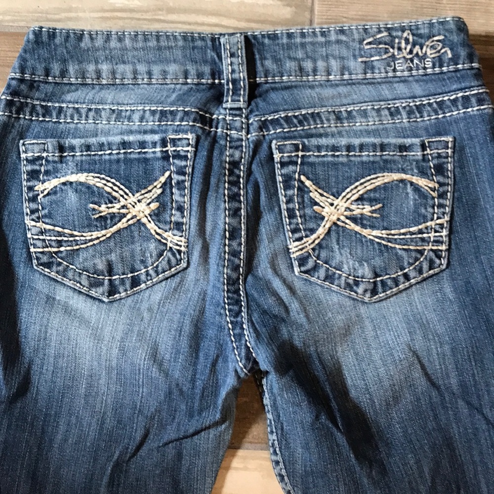 Silver jeans
